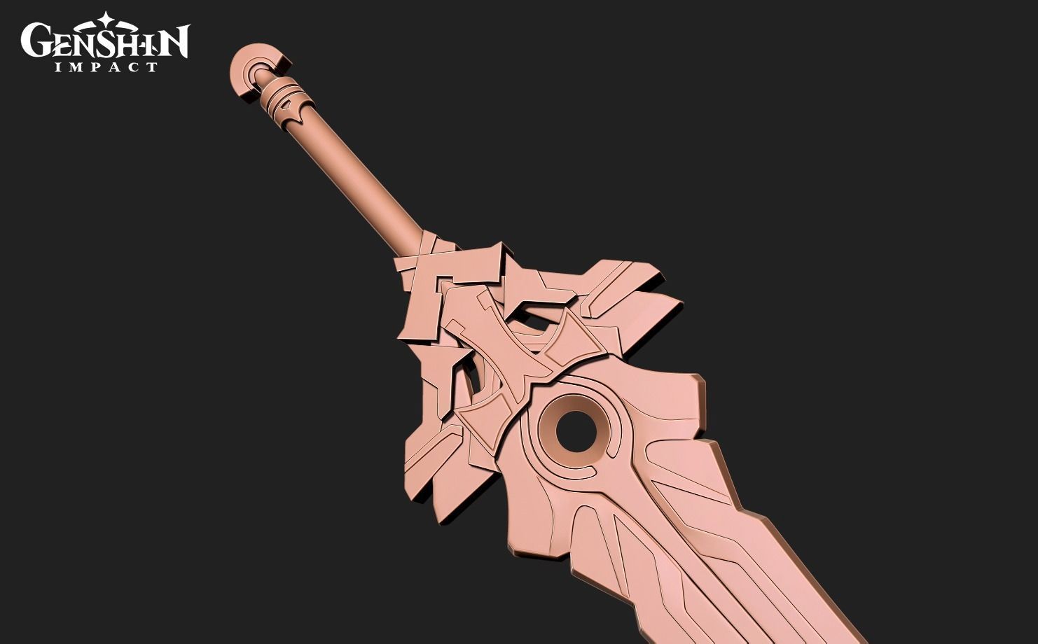 Genshin impact - Dehya Beacon of the Reed Sea 3D print model_7