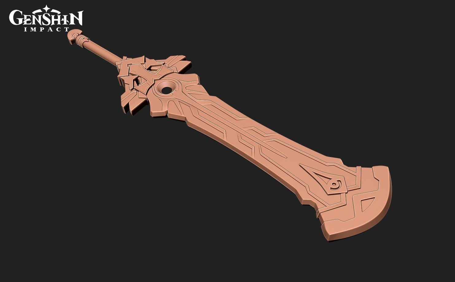 Genshin impact - Dehya Beacon of the Reed Sea 3D print model_4