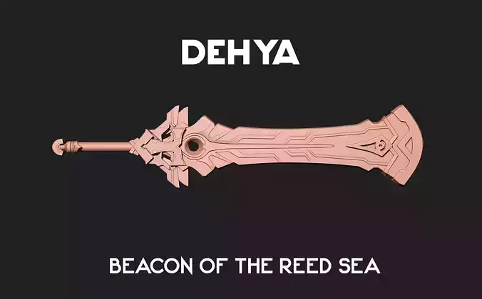 Genshin impact - Dehya Beacon of the Reed Sea 3D print model