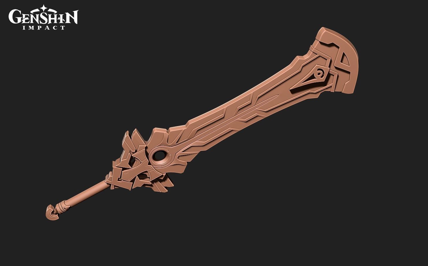 Genshin impact - Dehya Beacon of the Reed Sea 3D print model_5