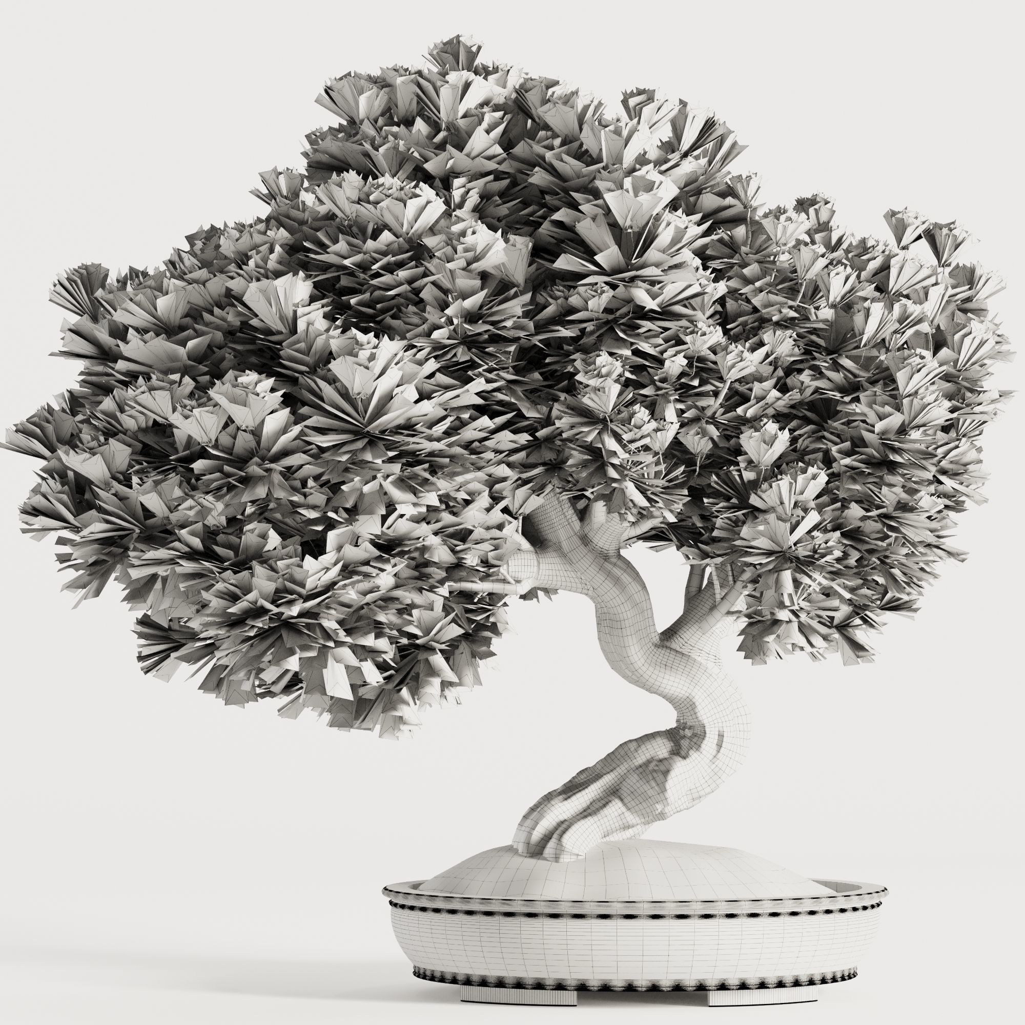 Bonsai Tree set4 3D model_6