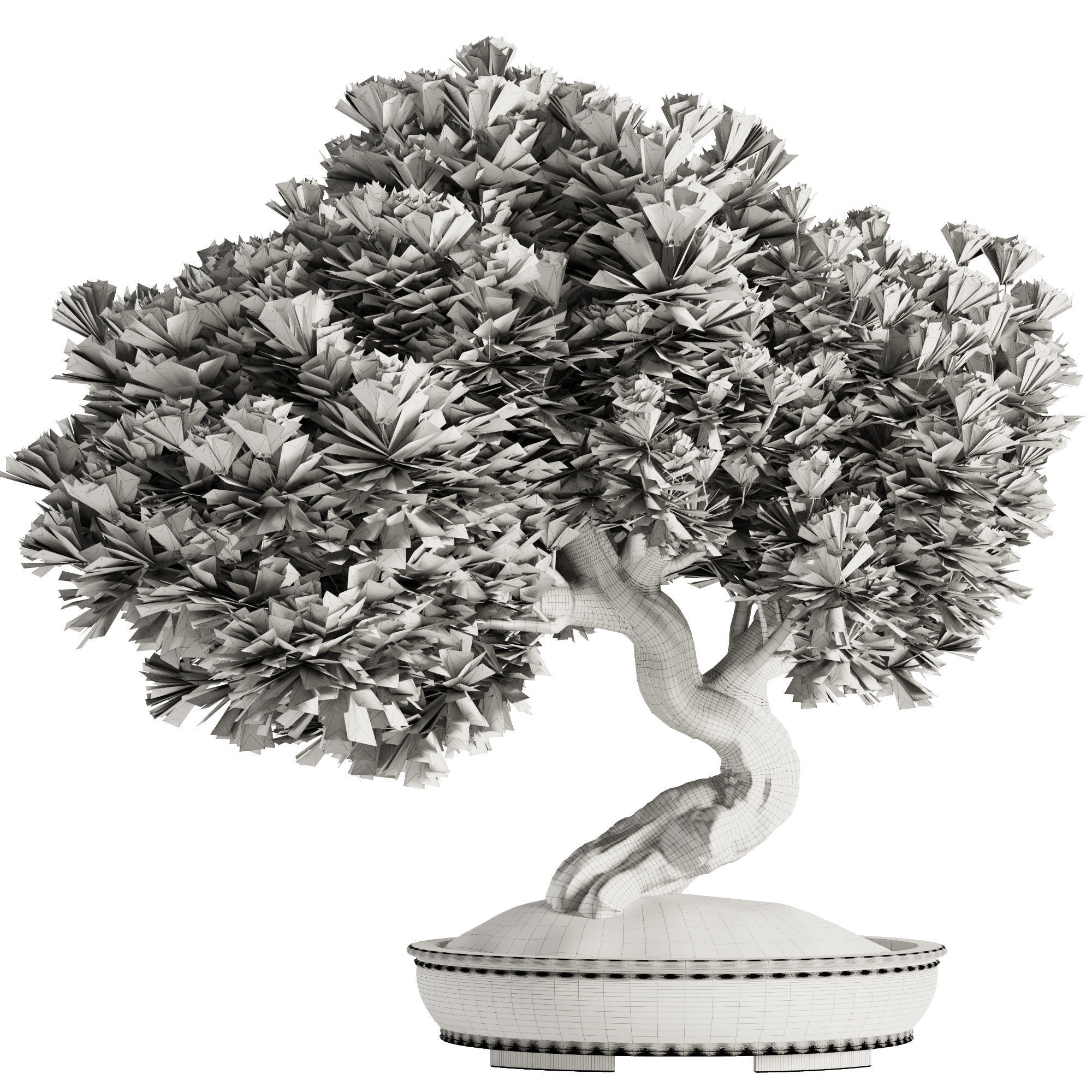 Bonsai Tree set4 3D model_3