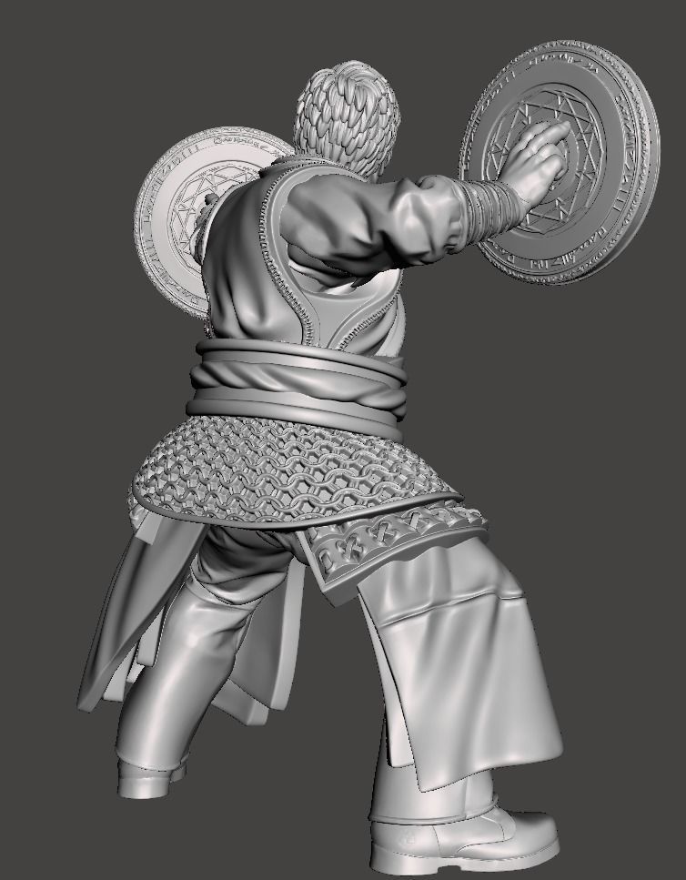 wong Chinese 3d action model 3D print model_3