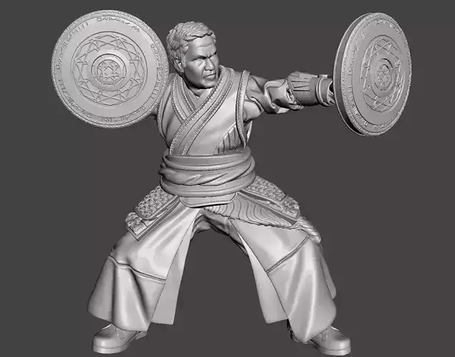 wong Chinese 3d action model 