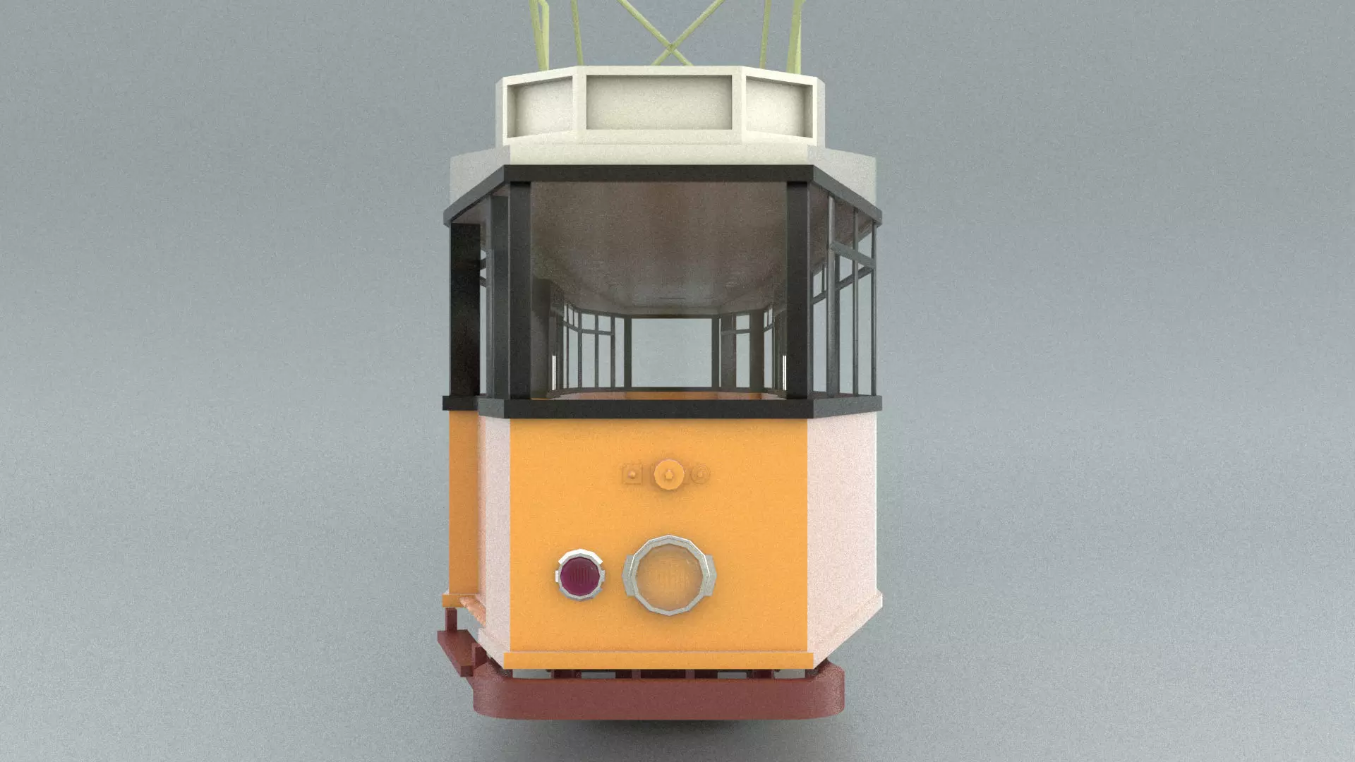 laos Rotterdam Tram 1929 3D model