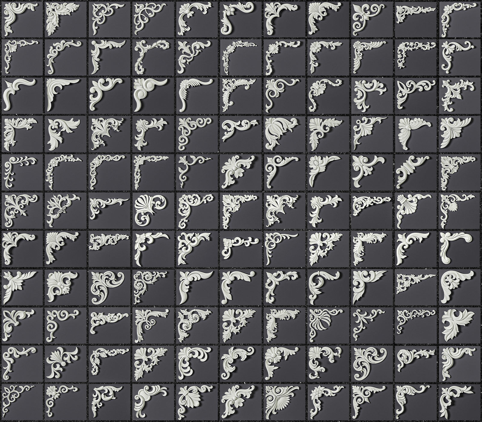 140 CORNER ARCHITECTURAL KITBASH - VOL 05 3D model_1