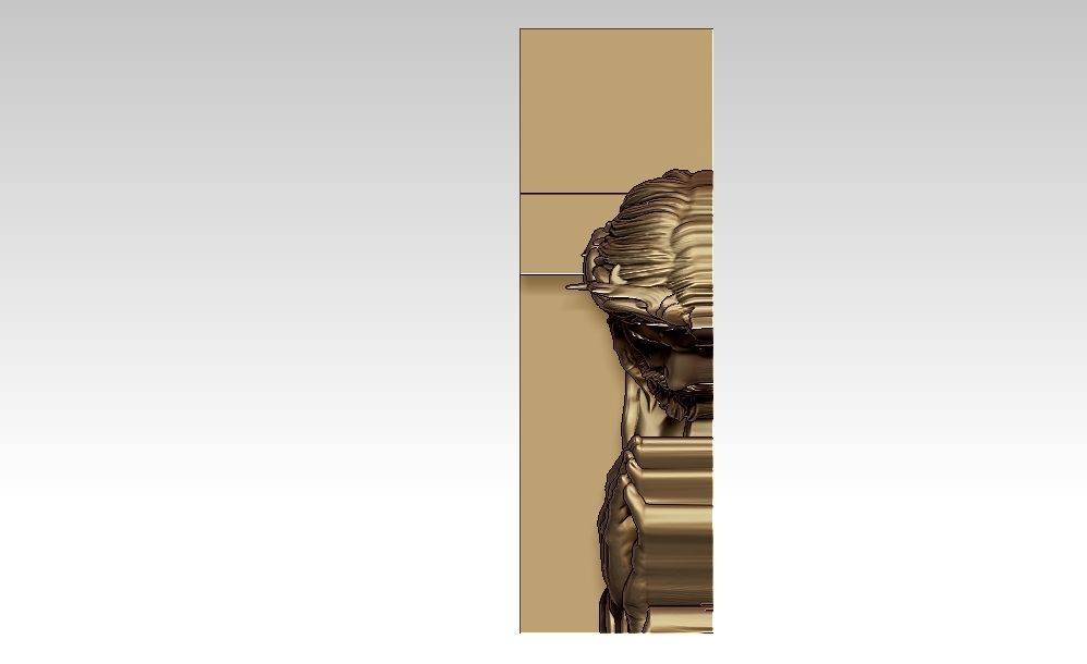 Lion Jesus Pendant 3D print model_3