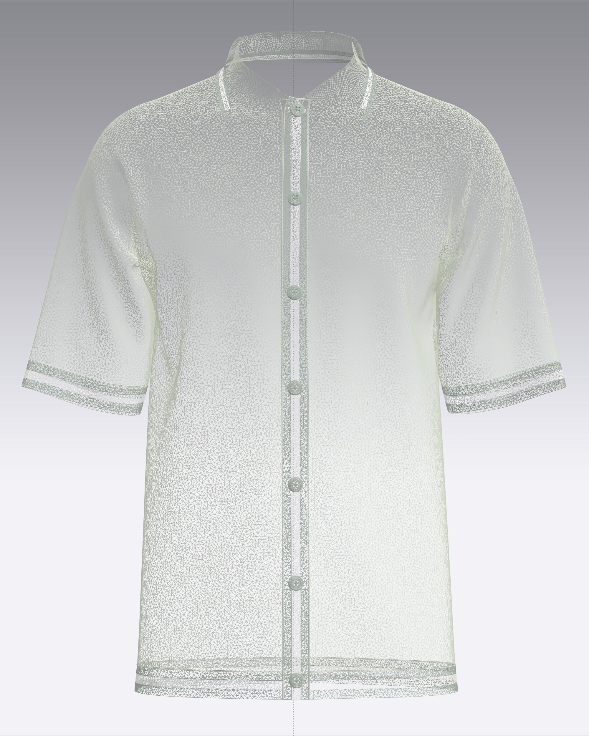 Mens Tripping Coller Polo 3D model_10