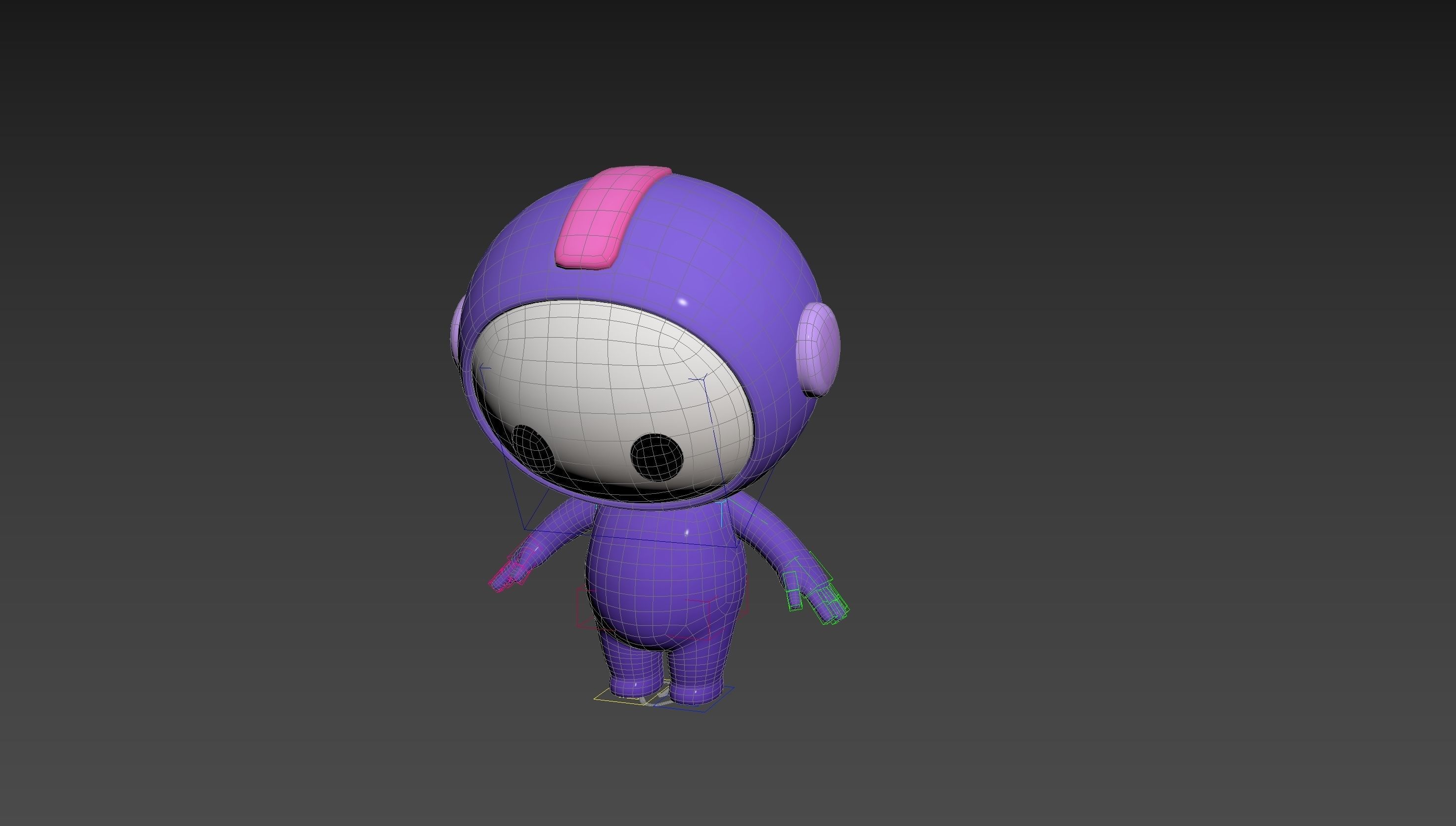 Character265 Rigged Mascot 3D model_21