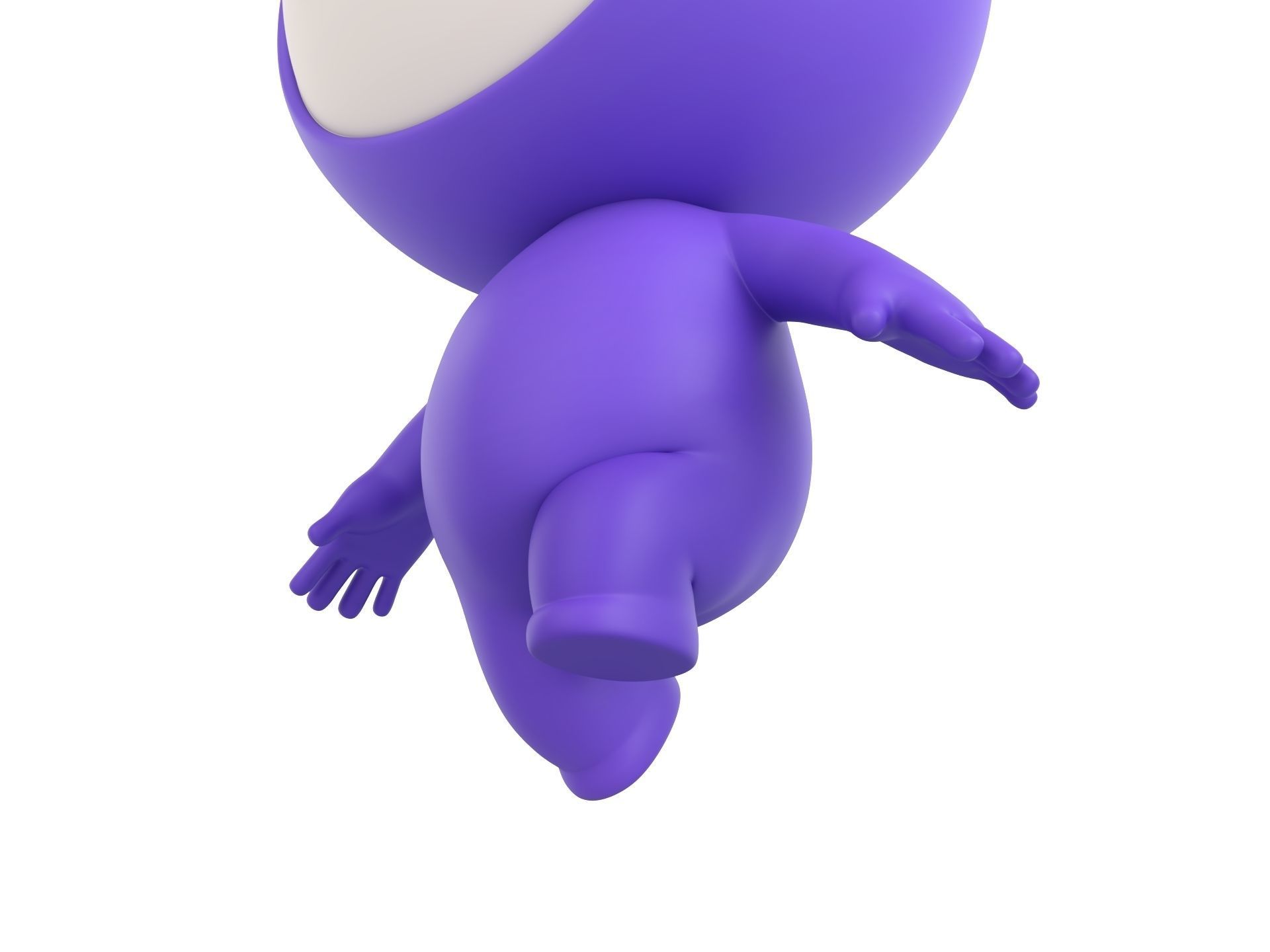 Character265 Rigged Mascot 3D model_6