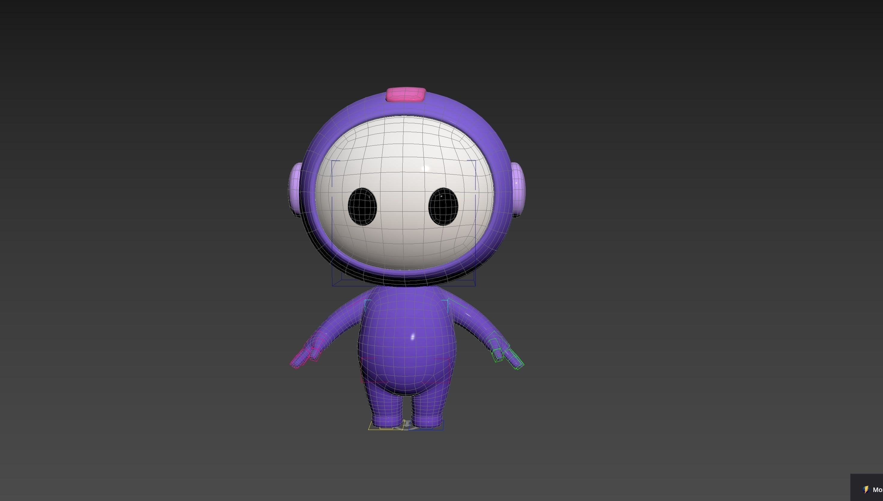 Character265 Rigged Mascot 3D model_28