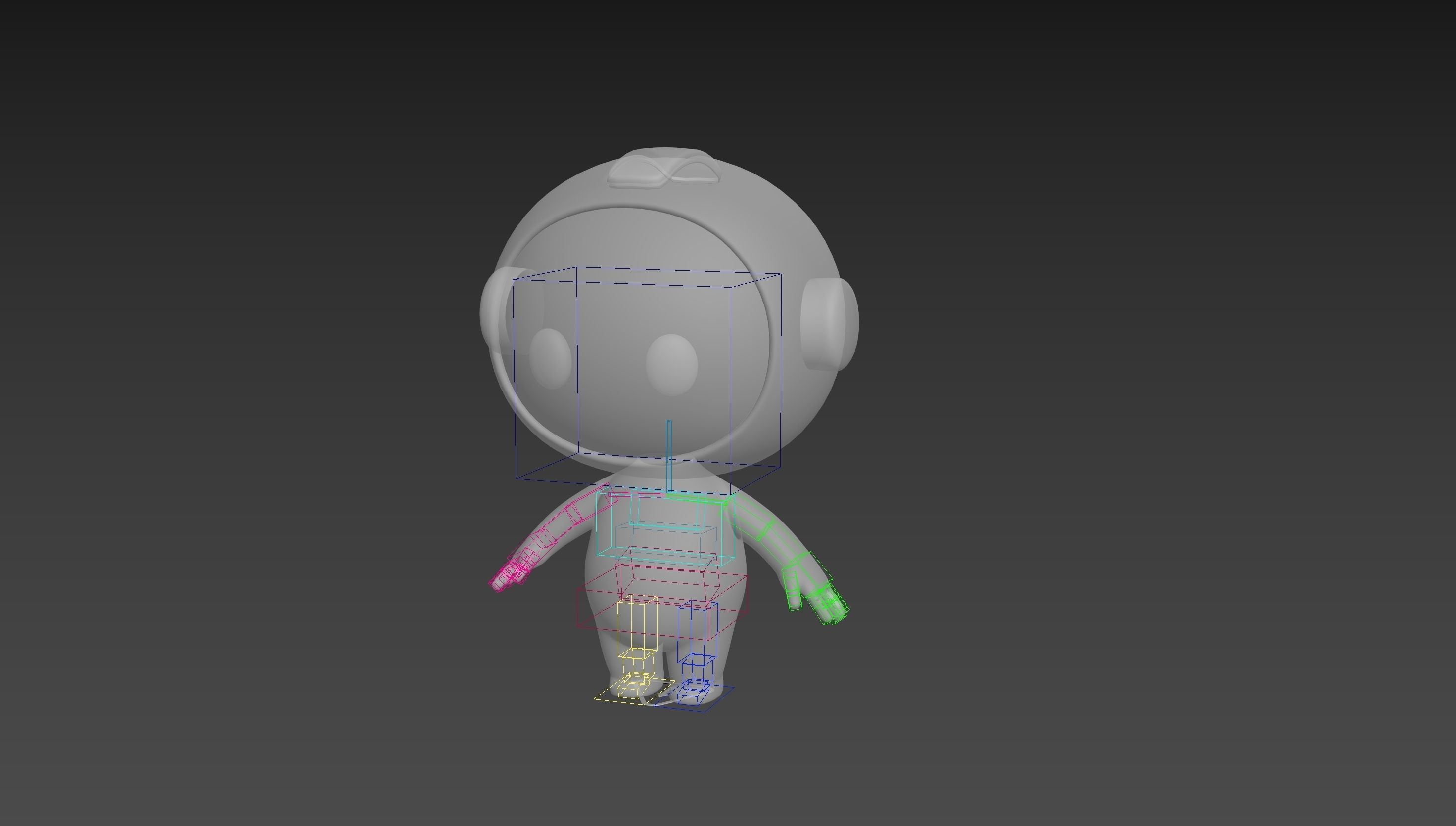 Character265 Rigged Mascot 3D model_19