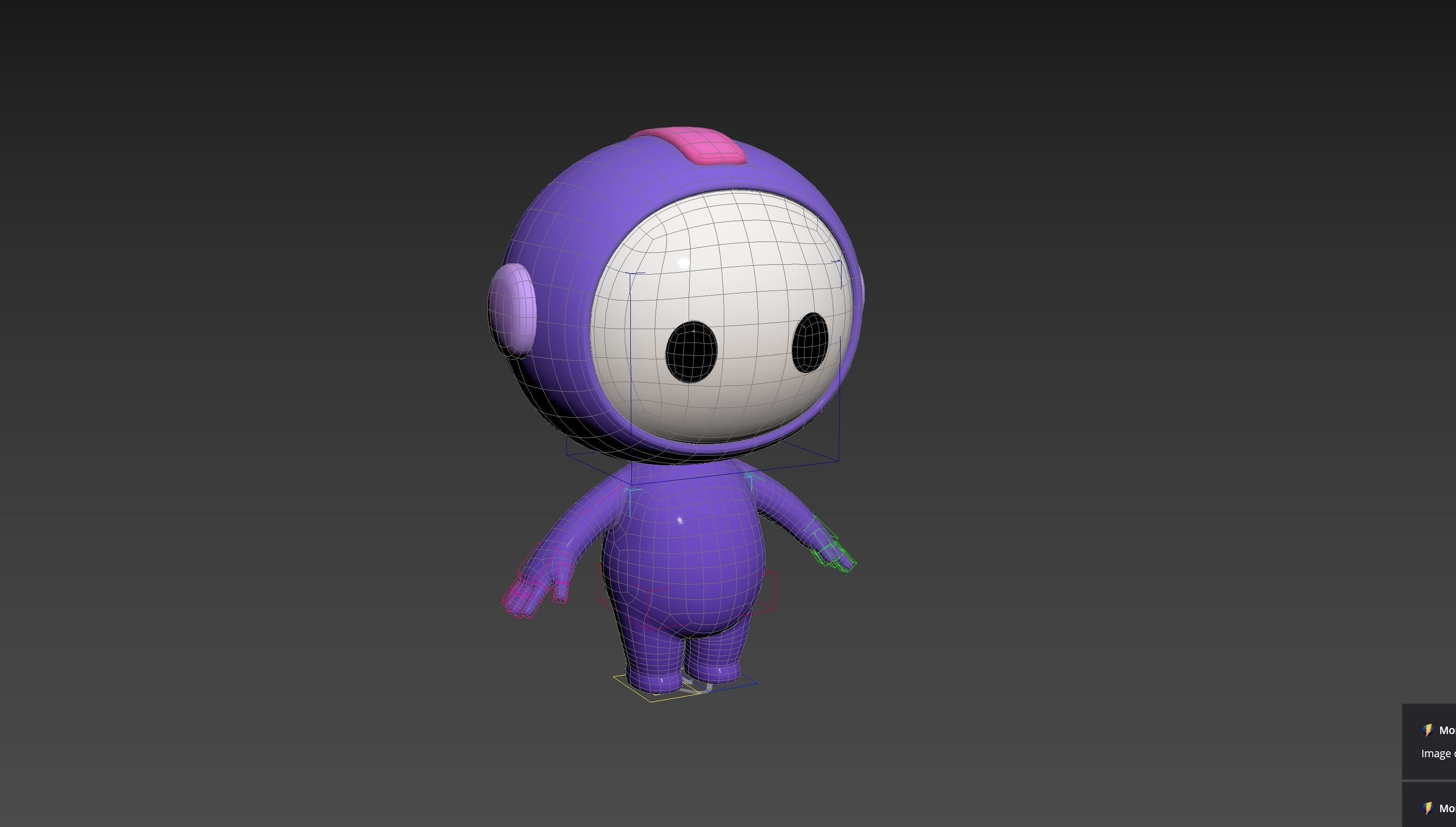 Character265 Rigged Mascot 3D model_29