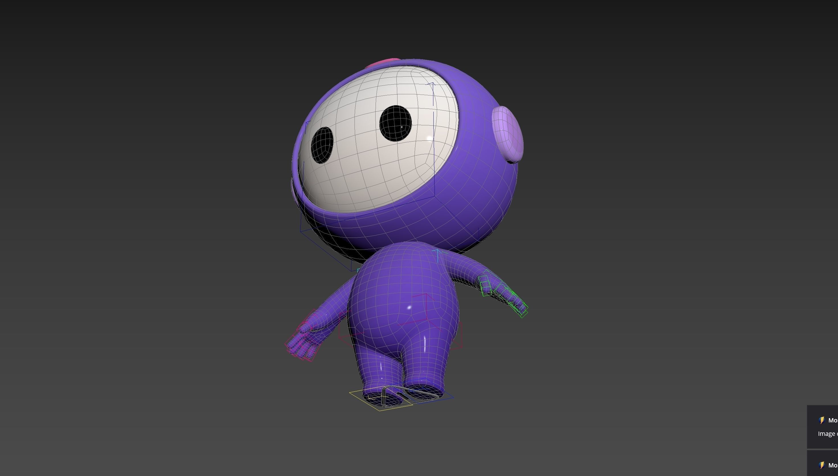 Character265 Rigged Mascot 3D model_36