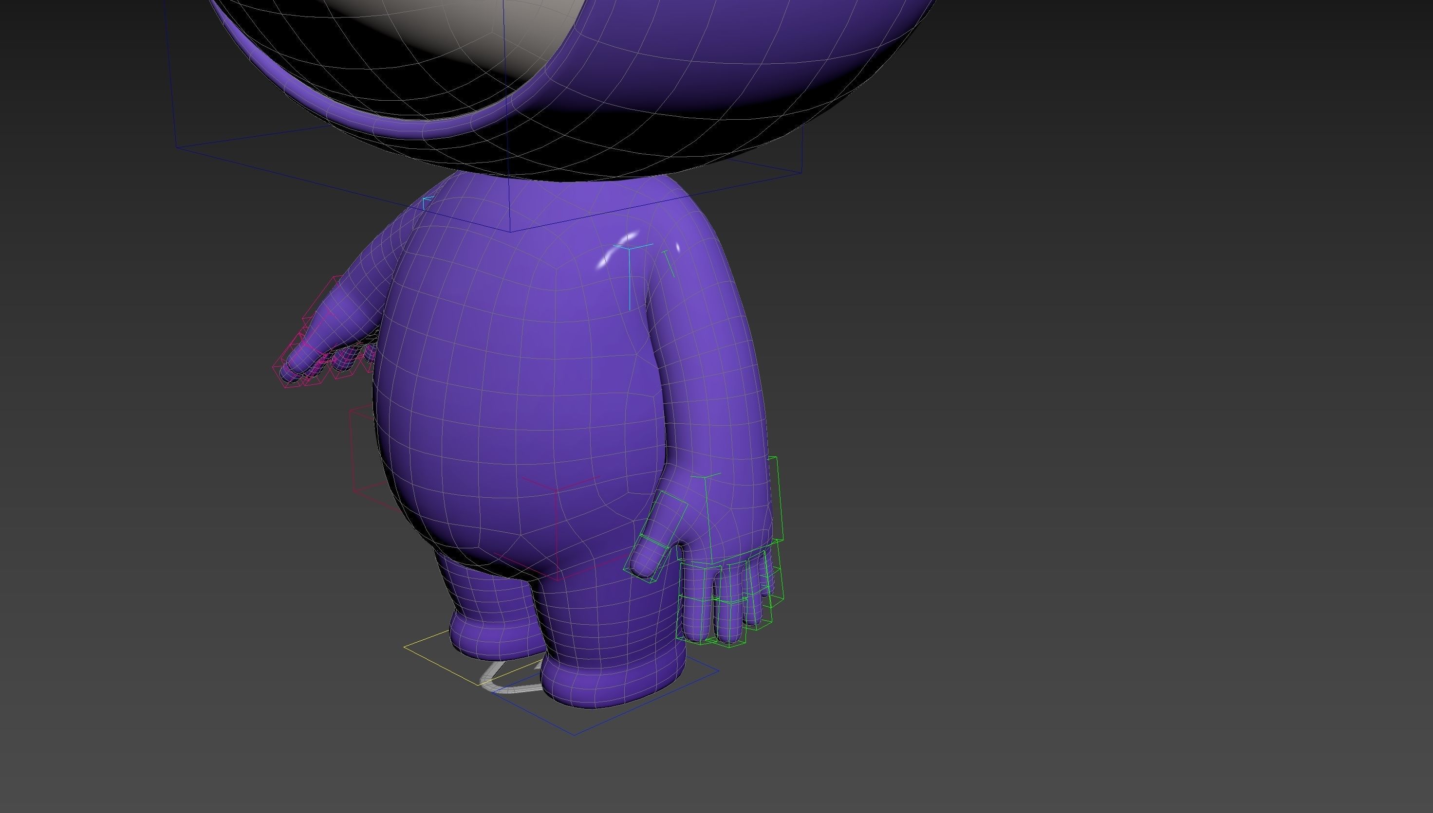 Character265 Rigged Mascot 3D model_22