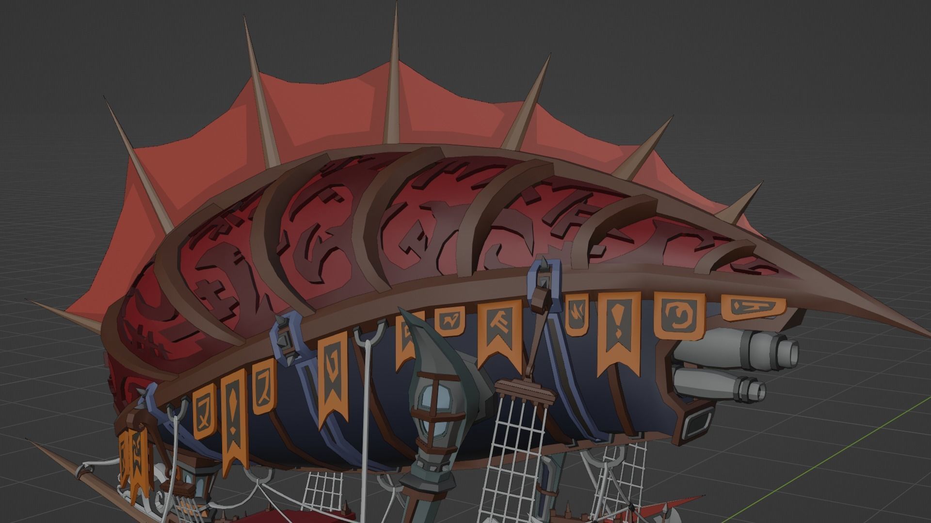 Chinese Voyager 3D model_17