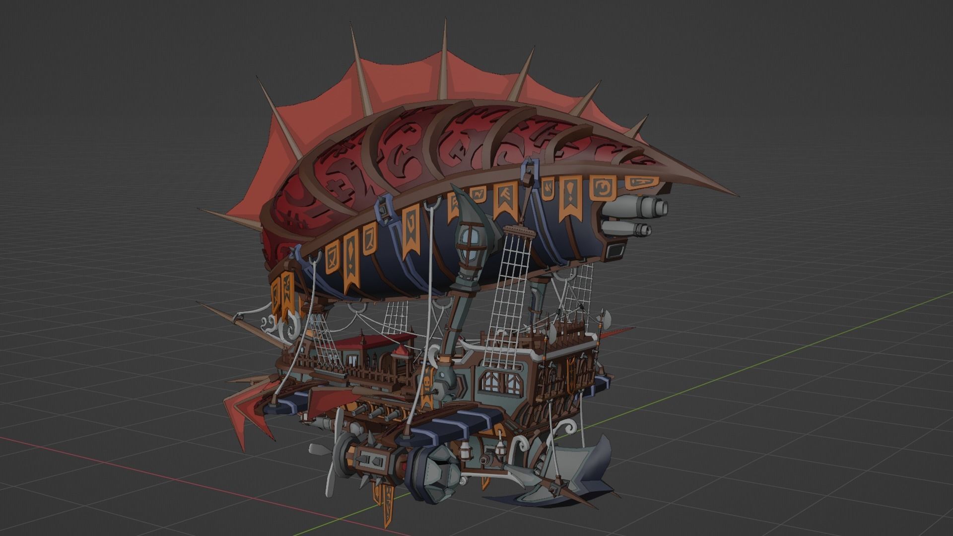 Chinese Voyager 3D model_8