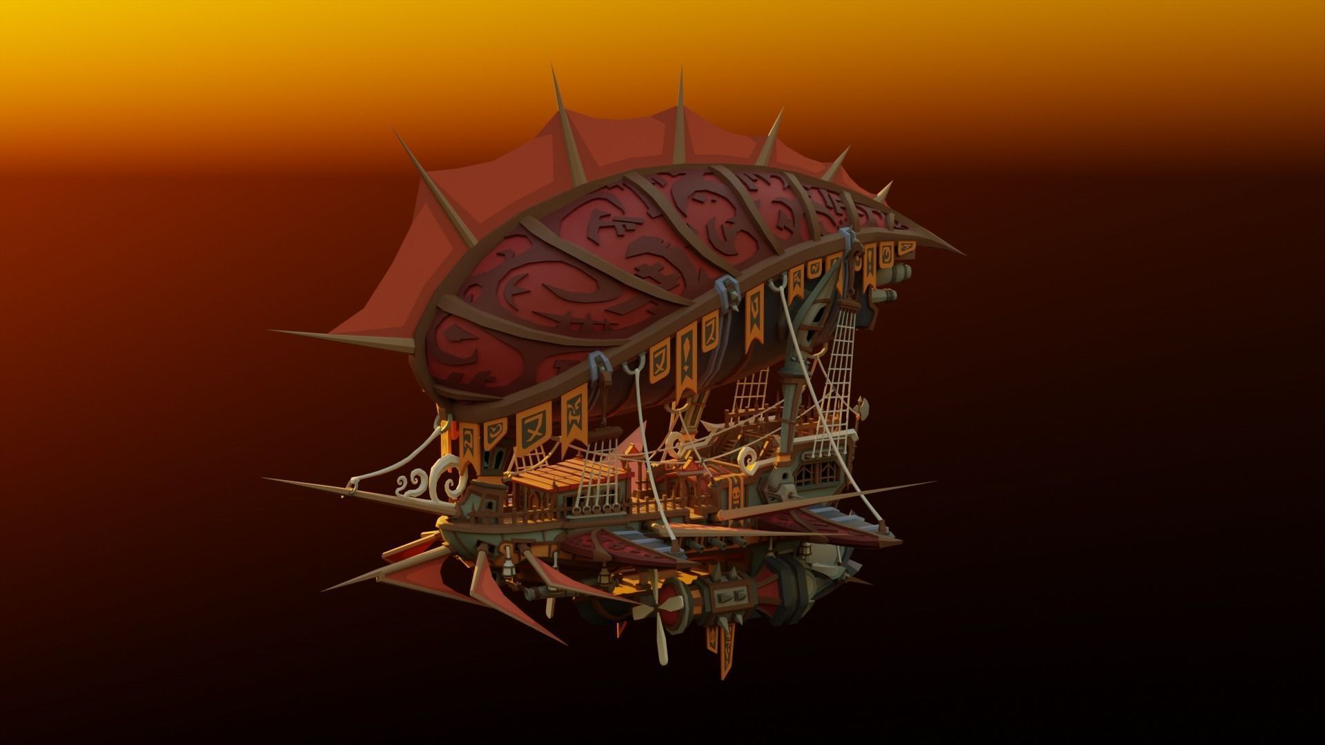 Chinese Voyager 3D model_14