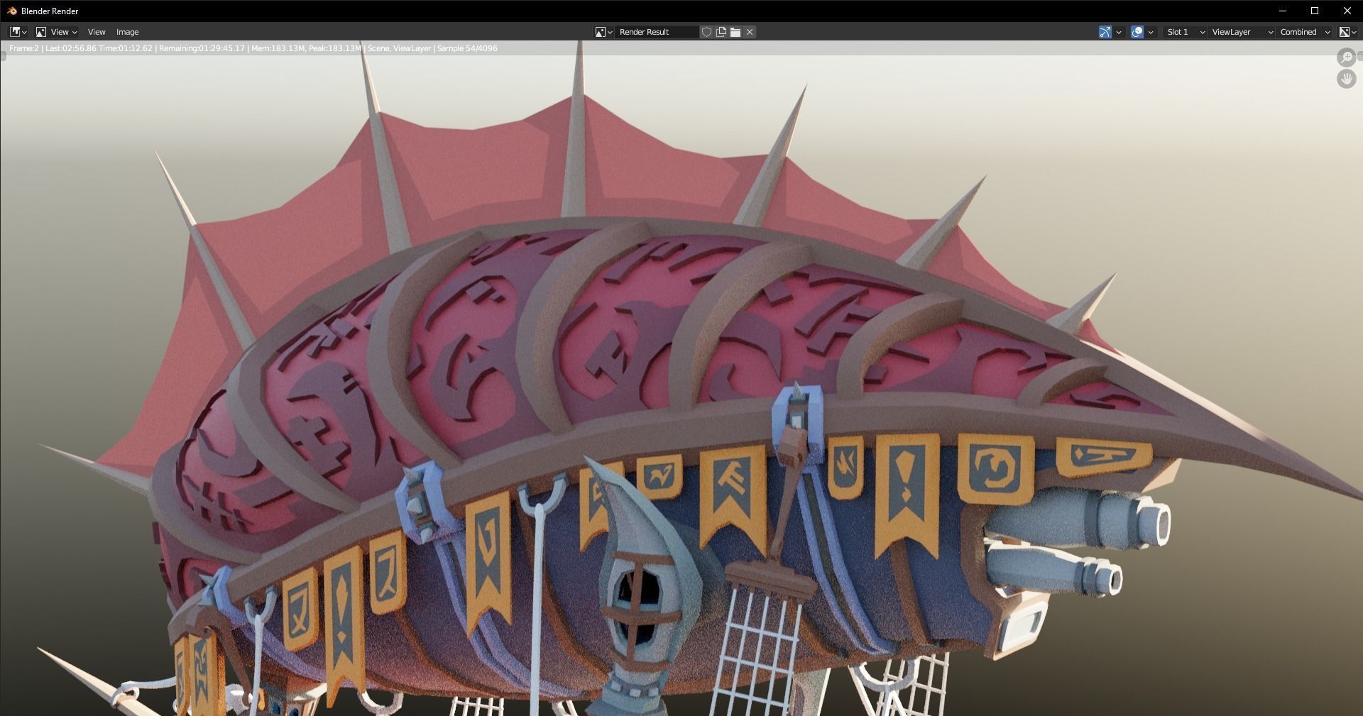 Chinese Voyager 3D model_4