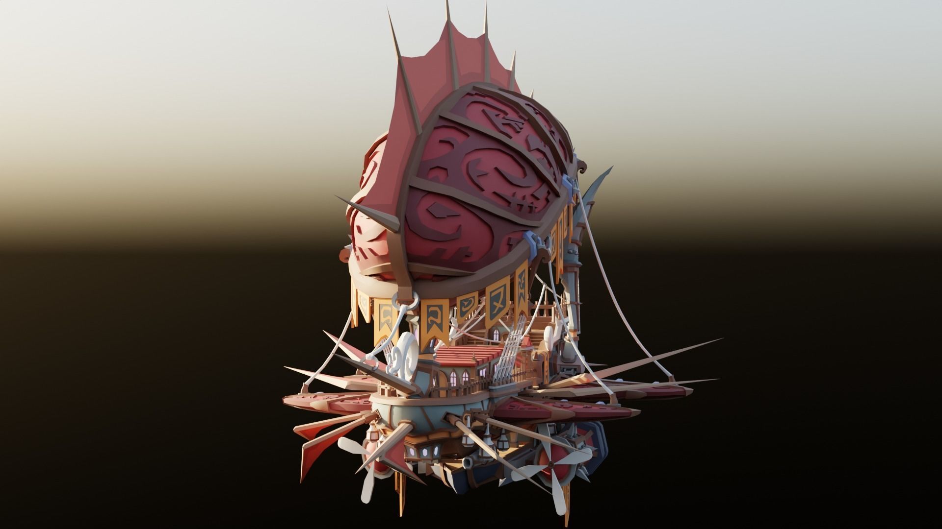 Chinese Voyager 3D model_9