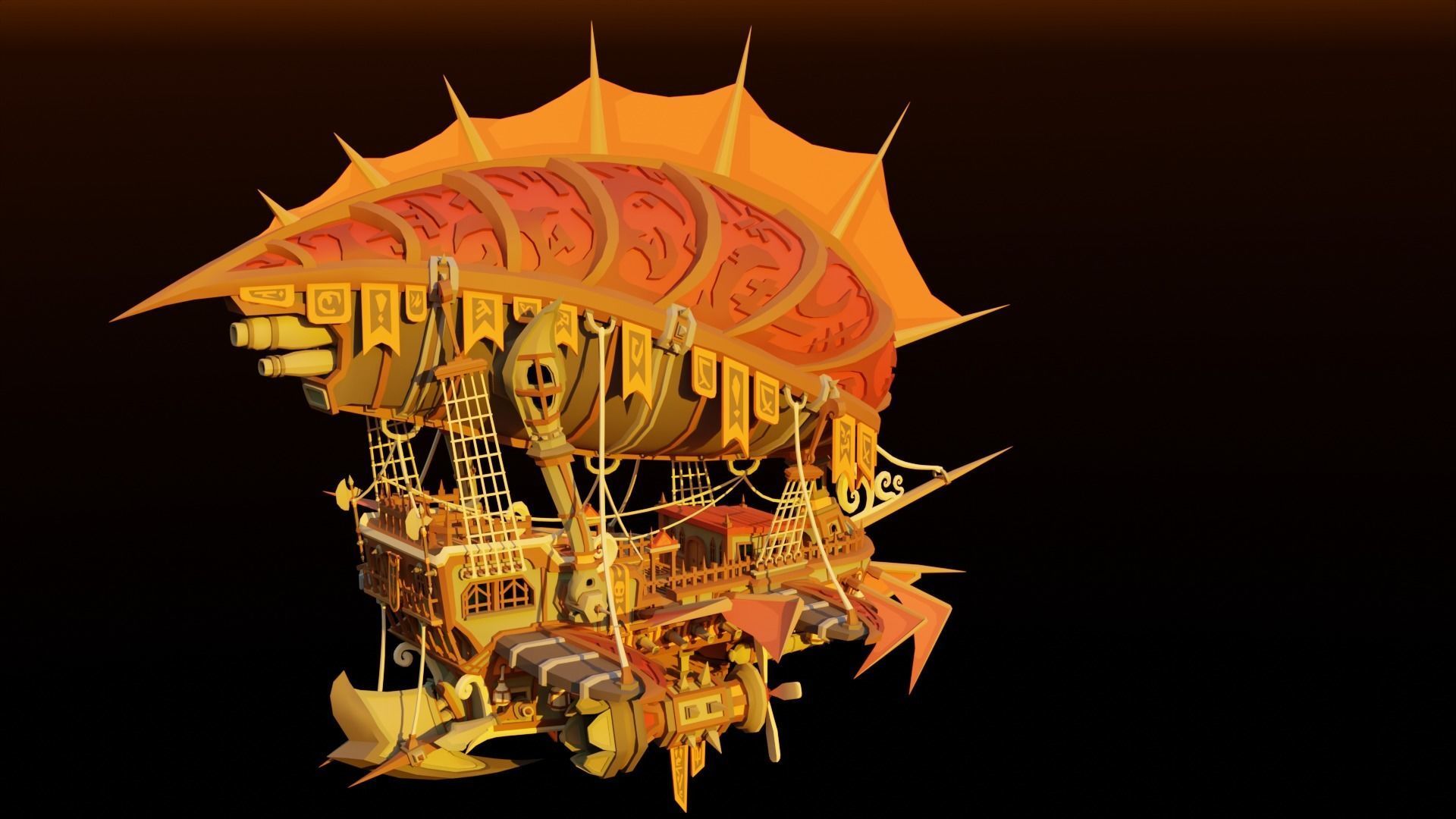 Chinese Voyager 3D model_1