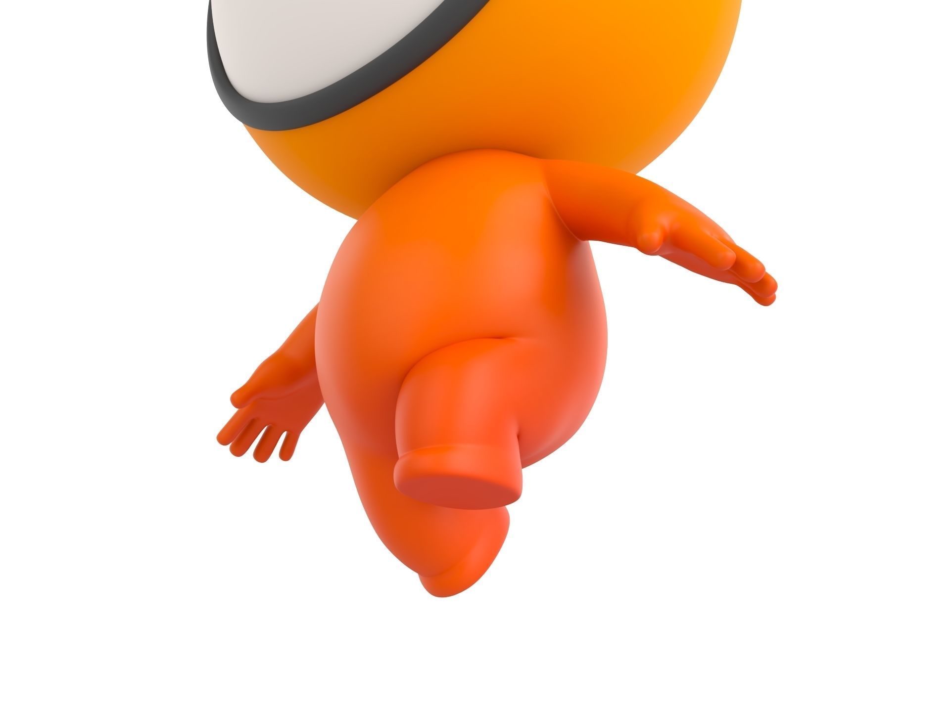 Character266 Rigged Mascot 3D model_6