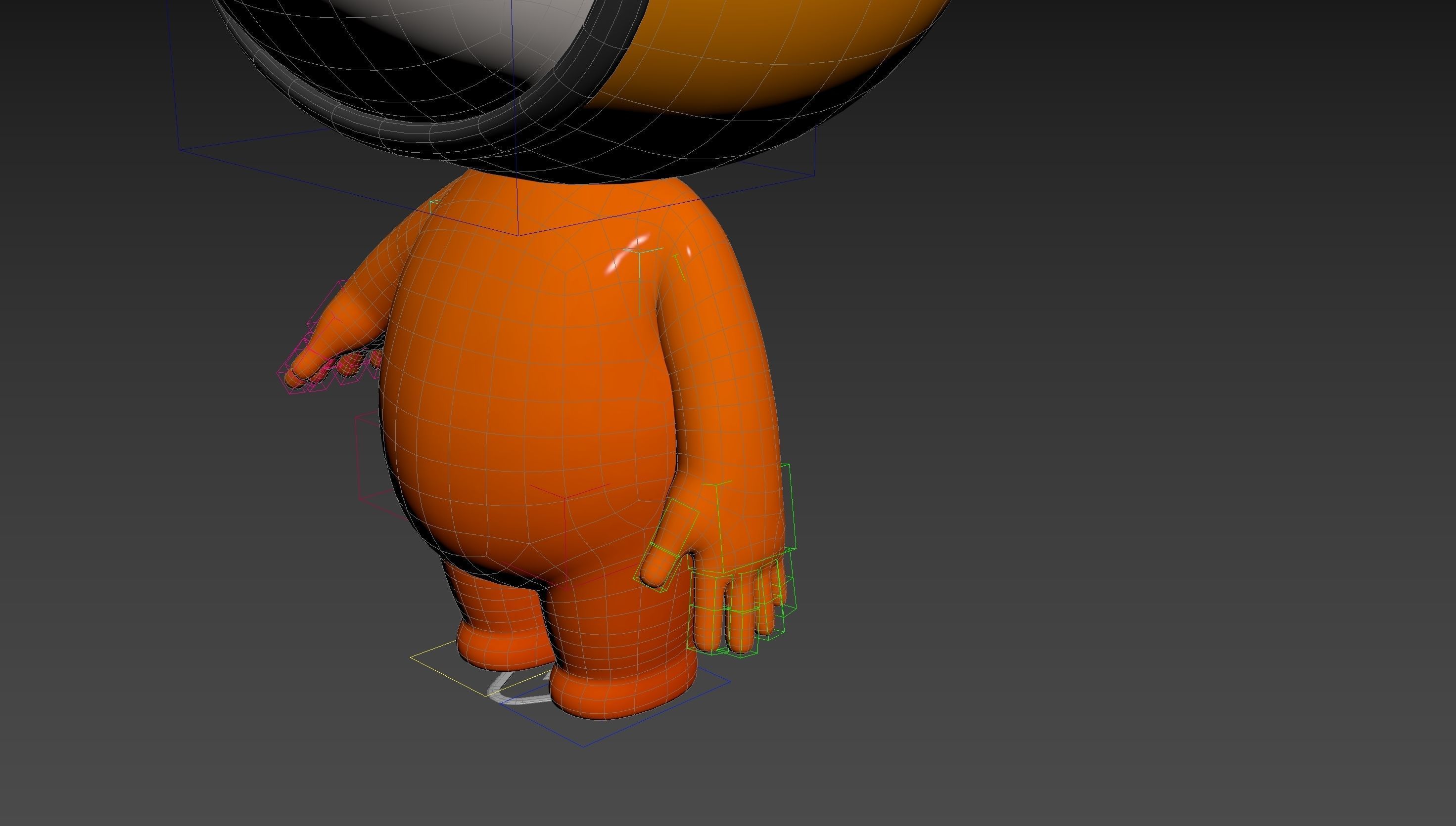 Character266 Rigged Mascot 3D model_22