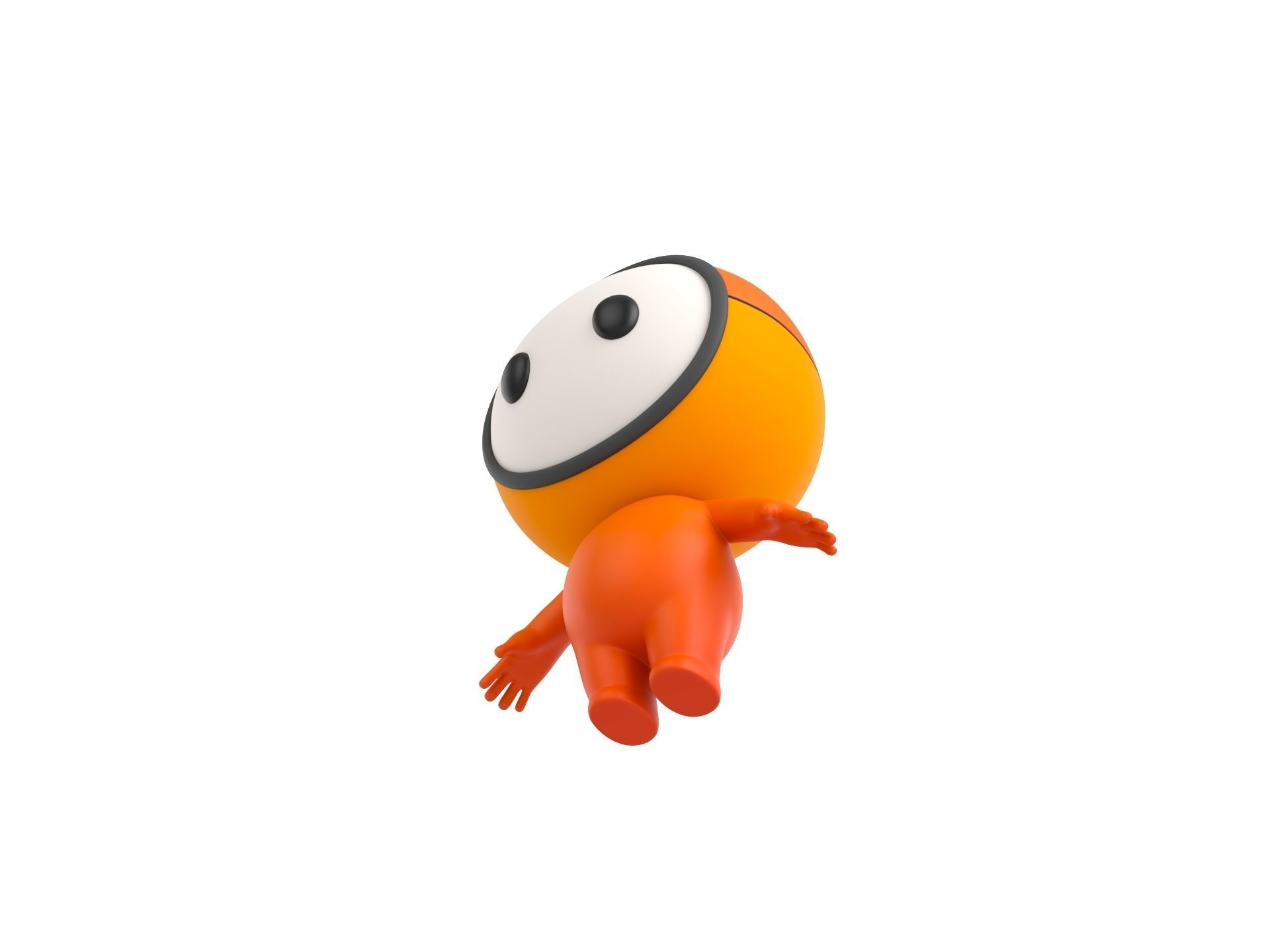 Character266 Rigged Mascot 3D model_15