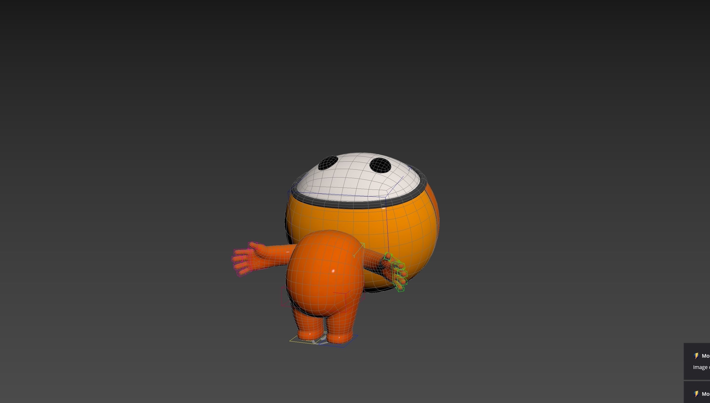 Character266 Rigged Mascot 3D model_25