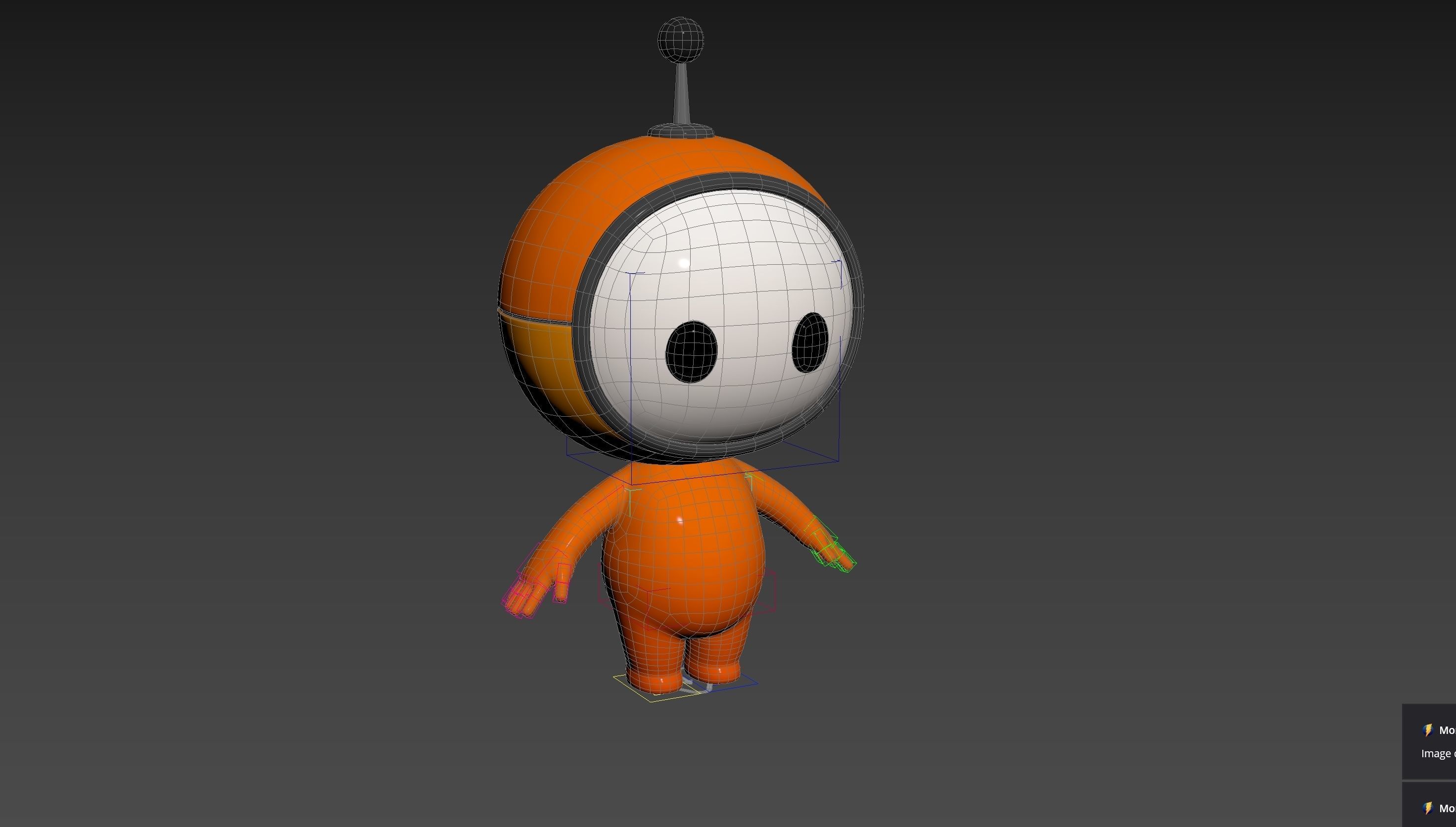 Character266 Rigged Mascot 3D model_29