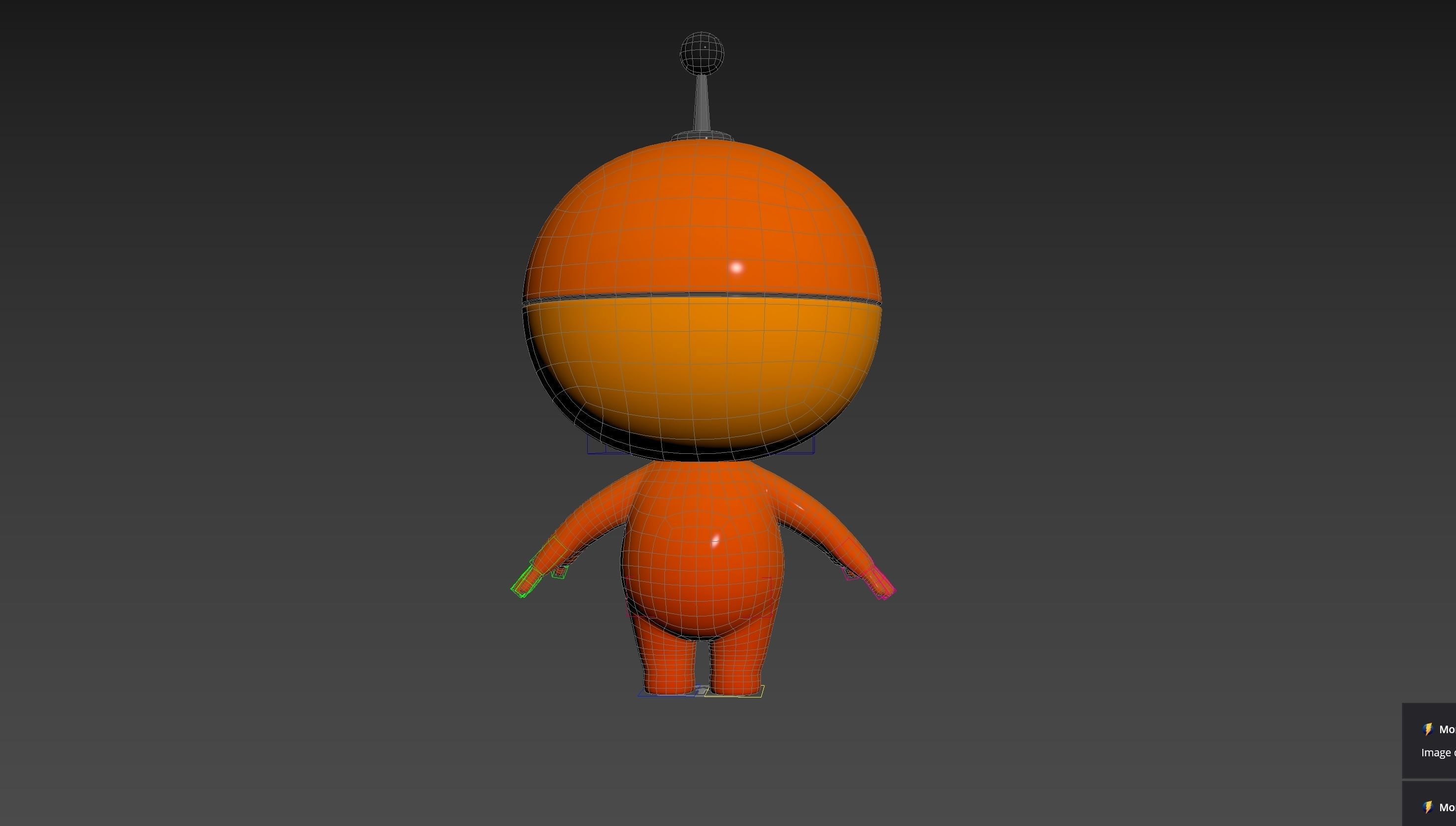 Character266 Rigged Mascot 3D model_32