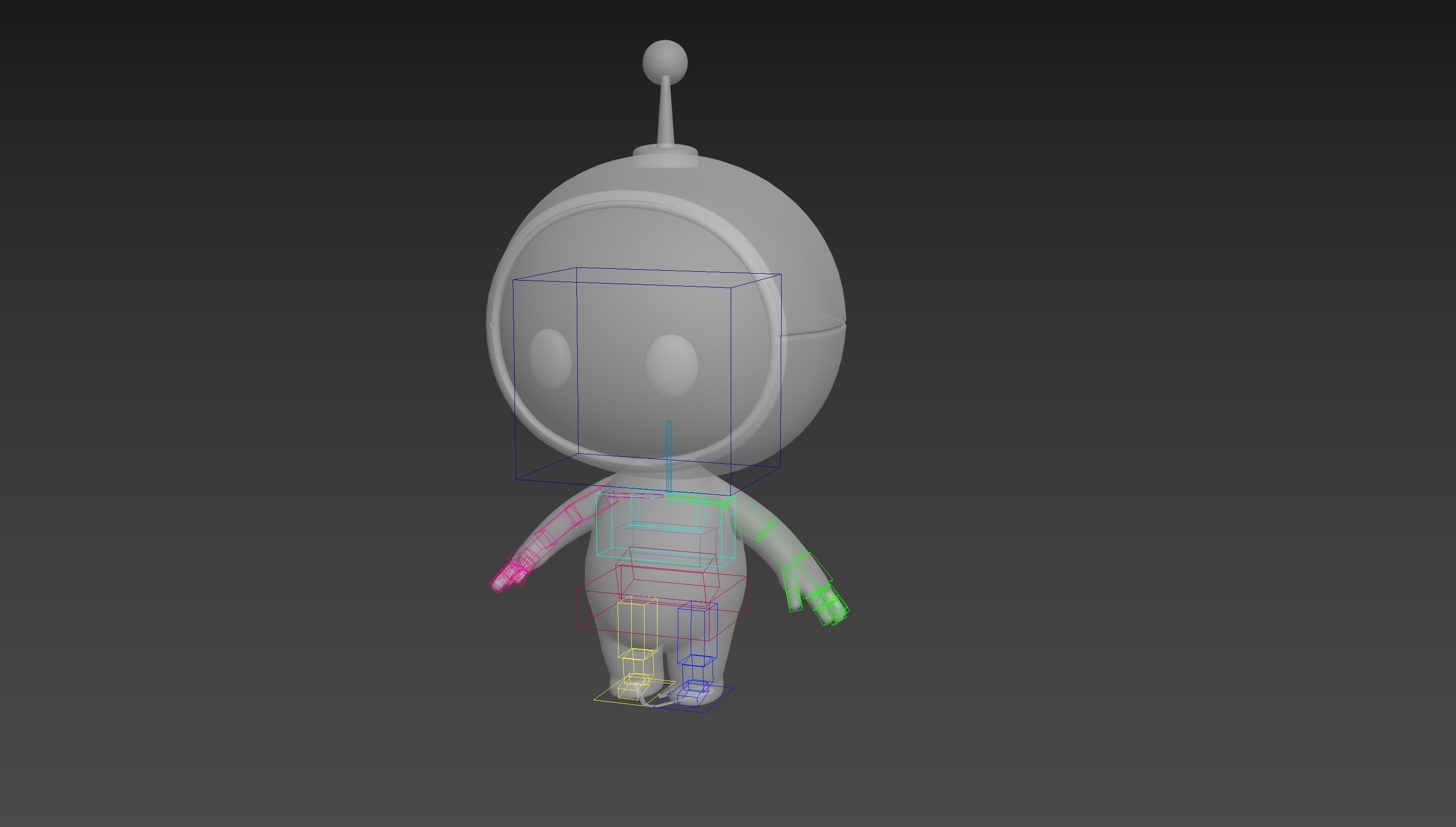 Character266 Rigged Mascot 3D model_20