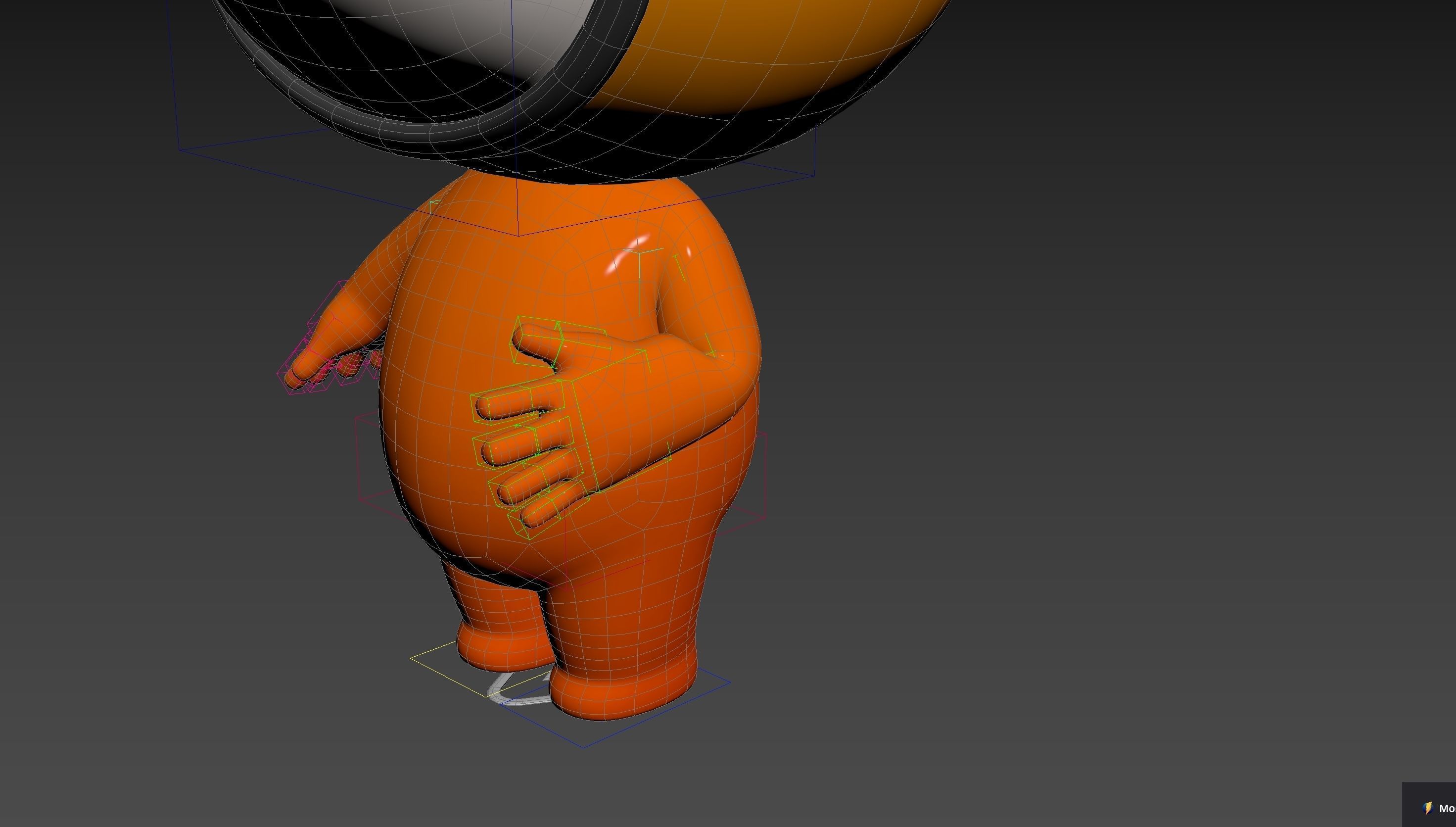 Character266 Rigged Mascot 3D model_23