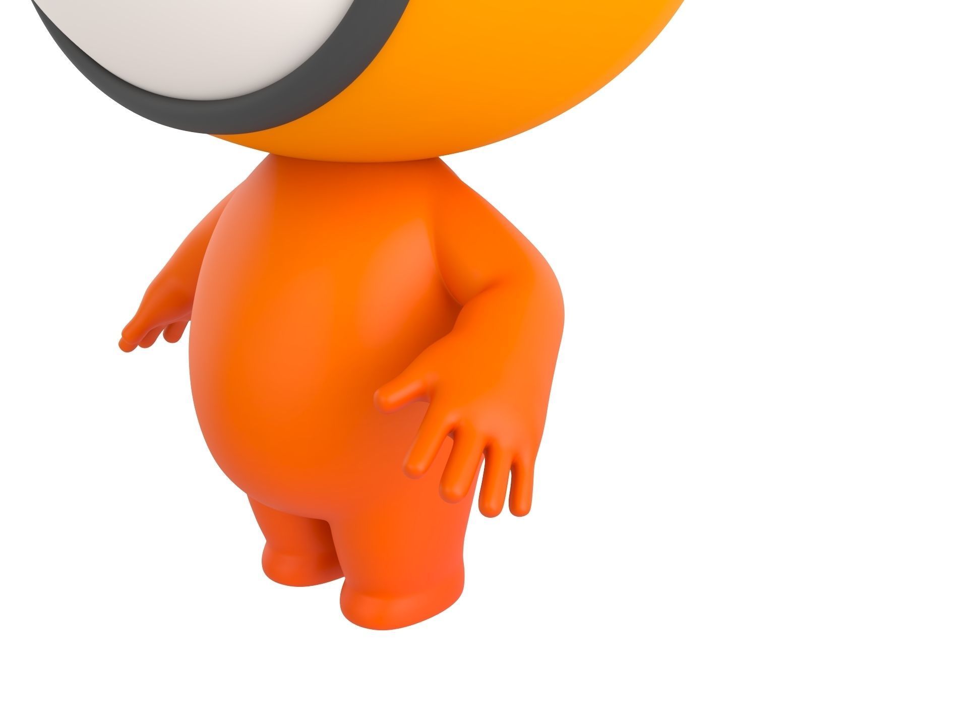 Character266 Rigged Mascot 3D model_2