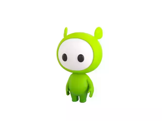 Character267 Rigged Mascot 3D model