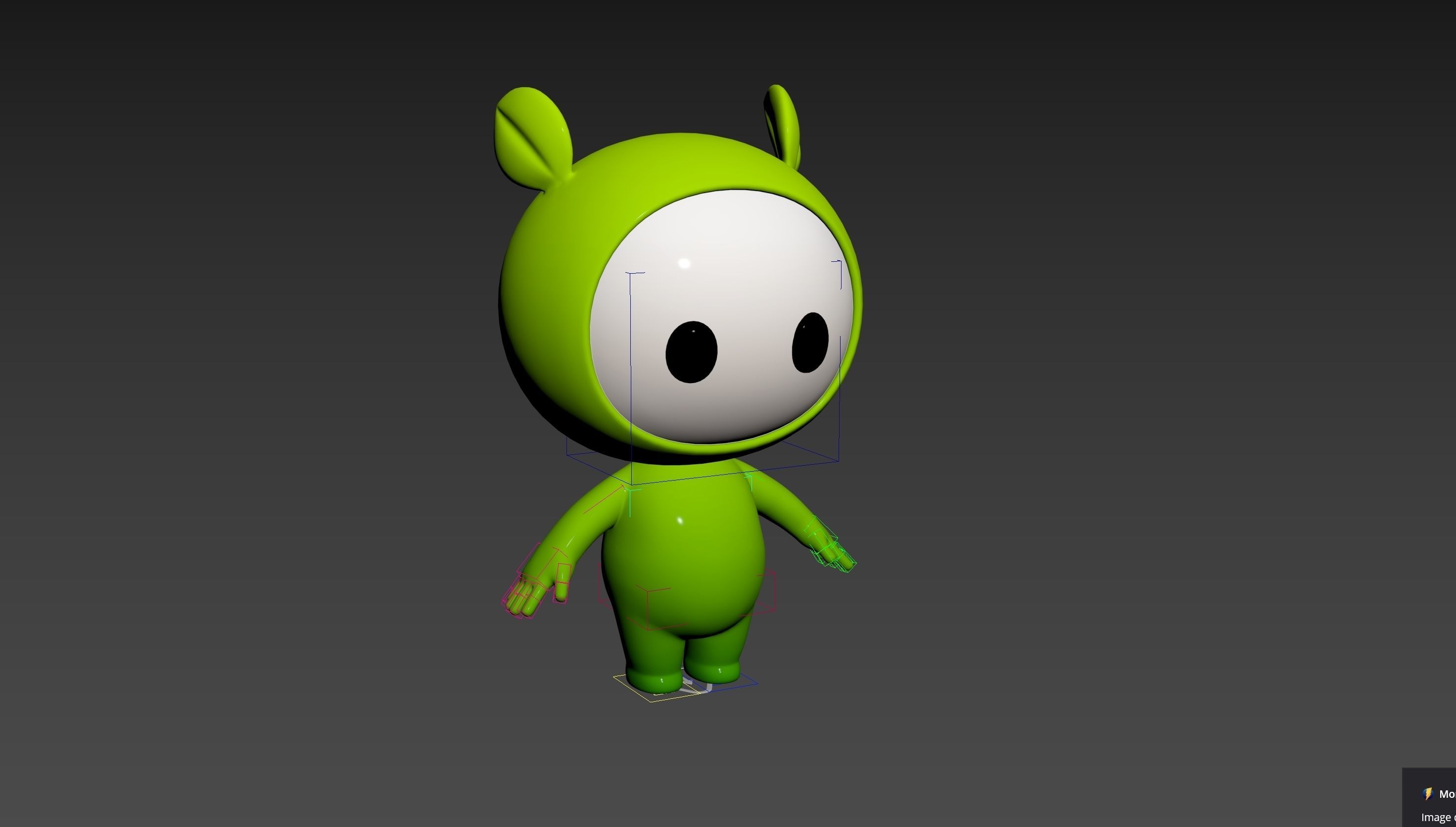 Character267 Rigged Mascot 3D model rigged | CGTrader
