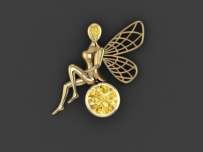 Angel Medal  3D print model