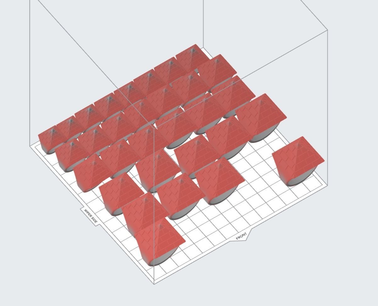pyramid rings A to z6 3D print model_2