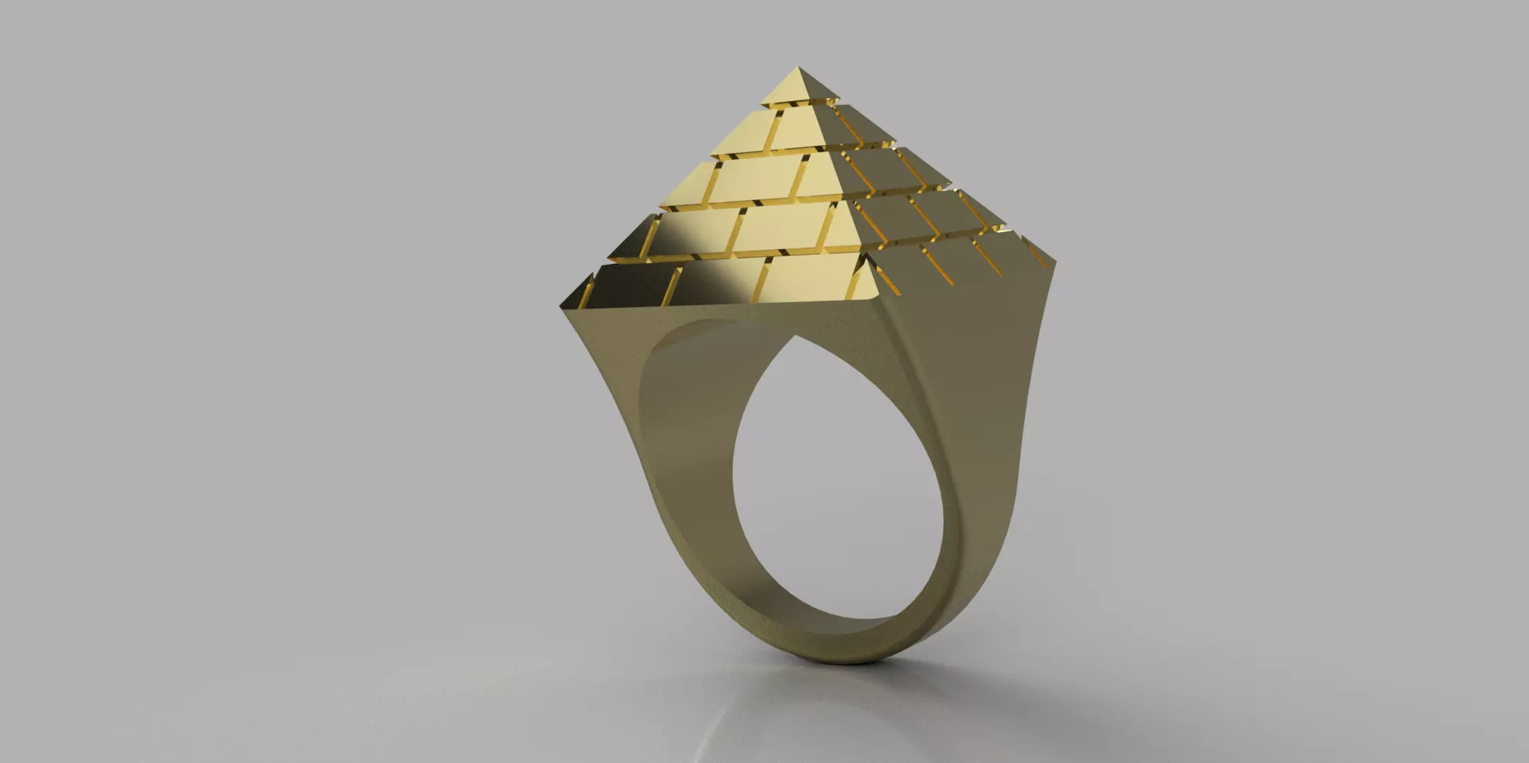 pyramid rings A to z6 3D print model_0