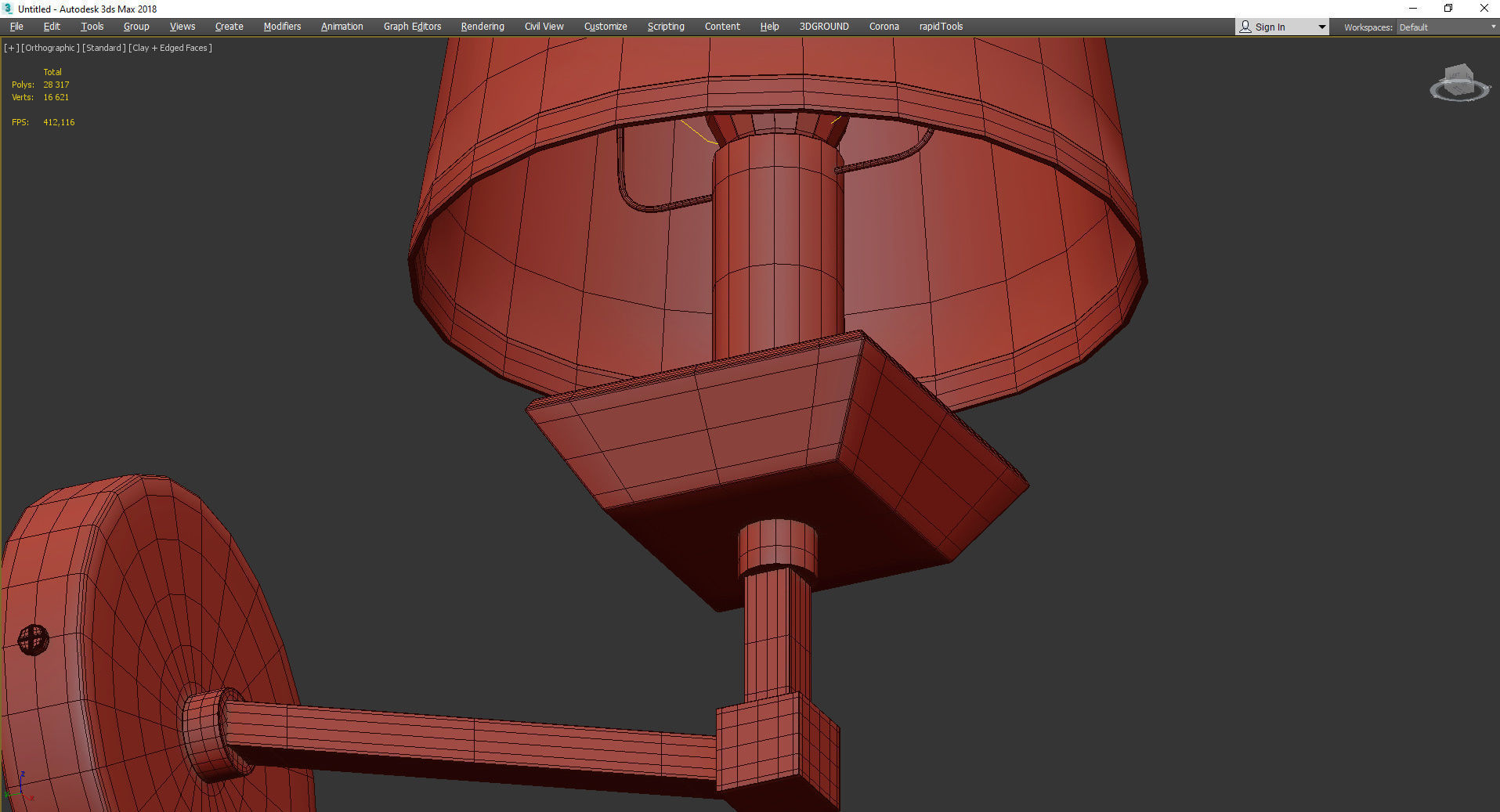 Maytoni Beira Low-poly 3D model_4