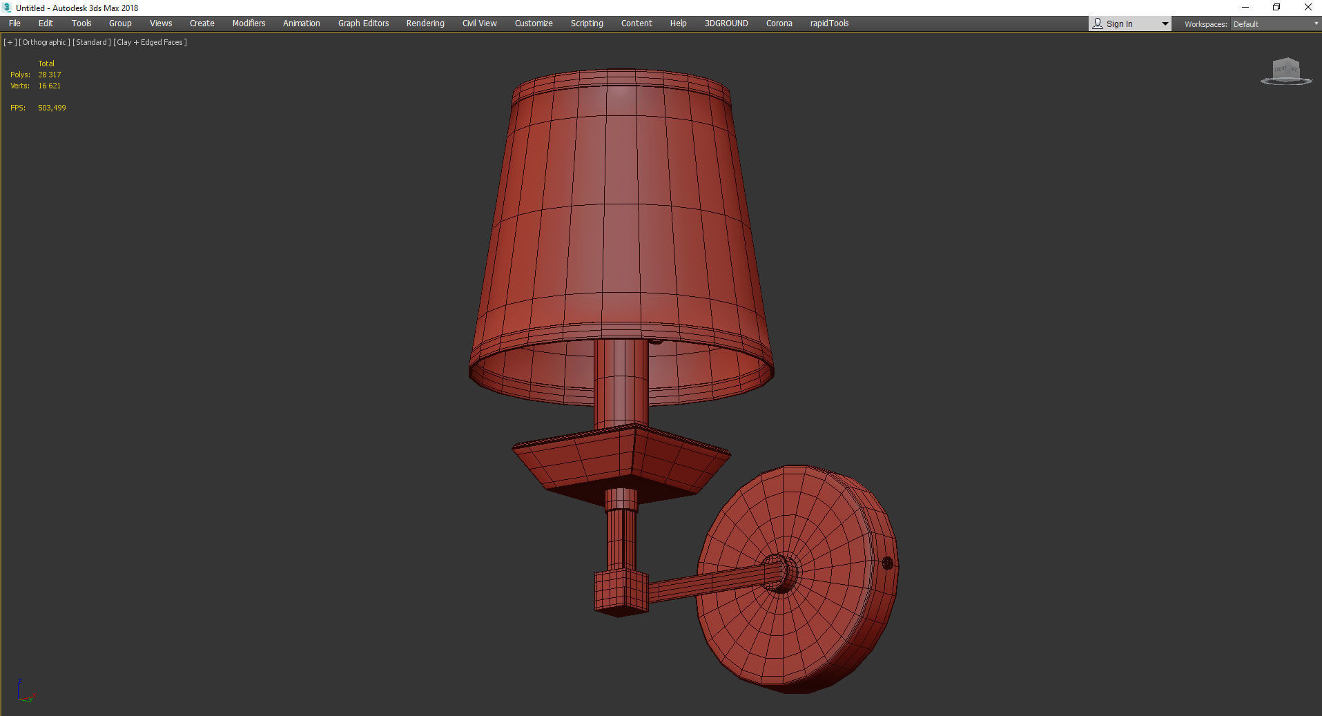 Maytoni Beira Low-poly 3D model_3