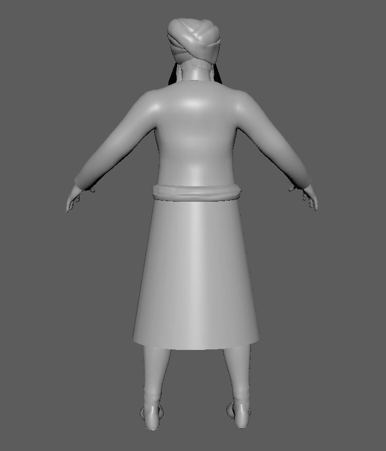 Indian Sardar Man 3D model_4