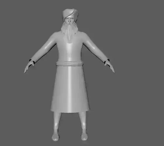 Indian Sardar Man 3D model