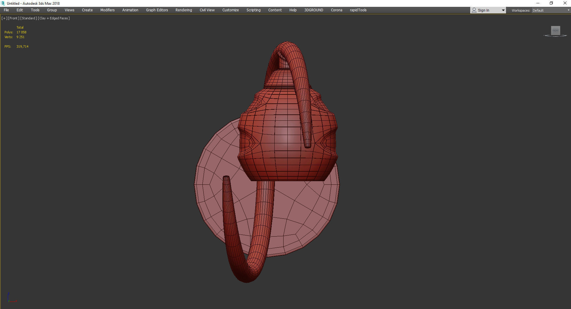 Mantra Loop Low-poly 3D model_2