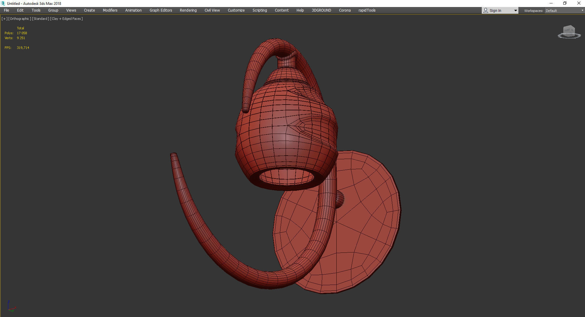 Mantra Loop Low-poly 3D model_3