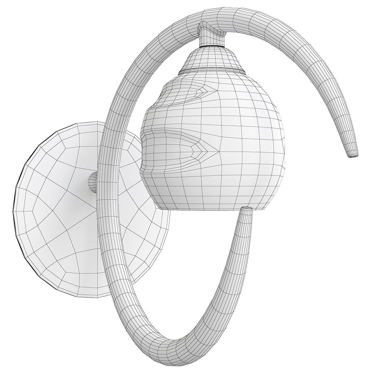 Mantra Loop Low-poly 3D model_1