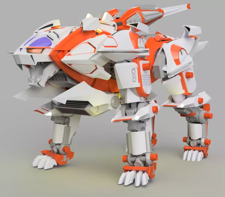 Victroy Liger - Zoids 3D model kit 3D print model