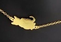 ANKLET CUTE CAT KITTY CHARM PENDANT 3D print model_6