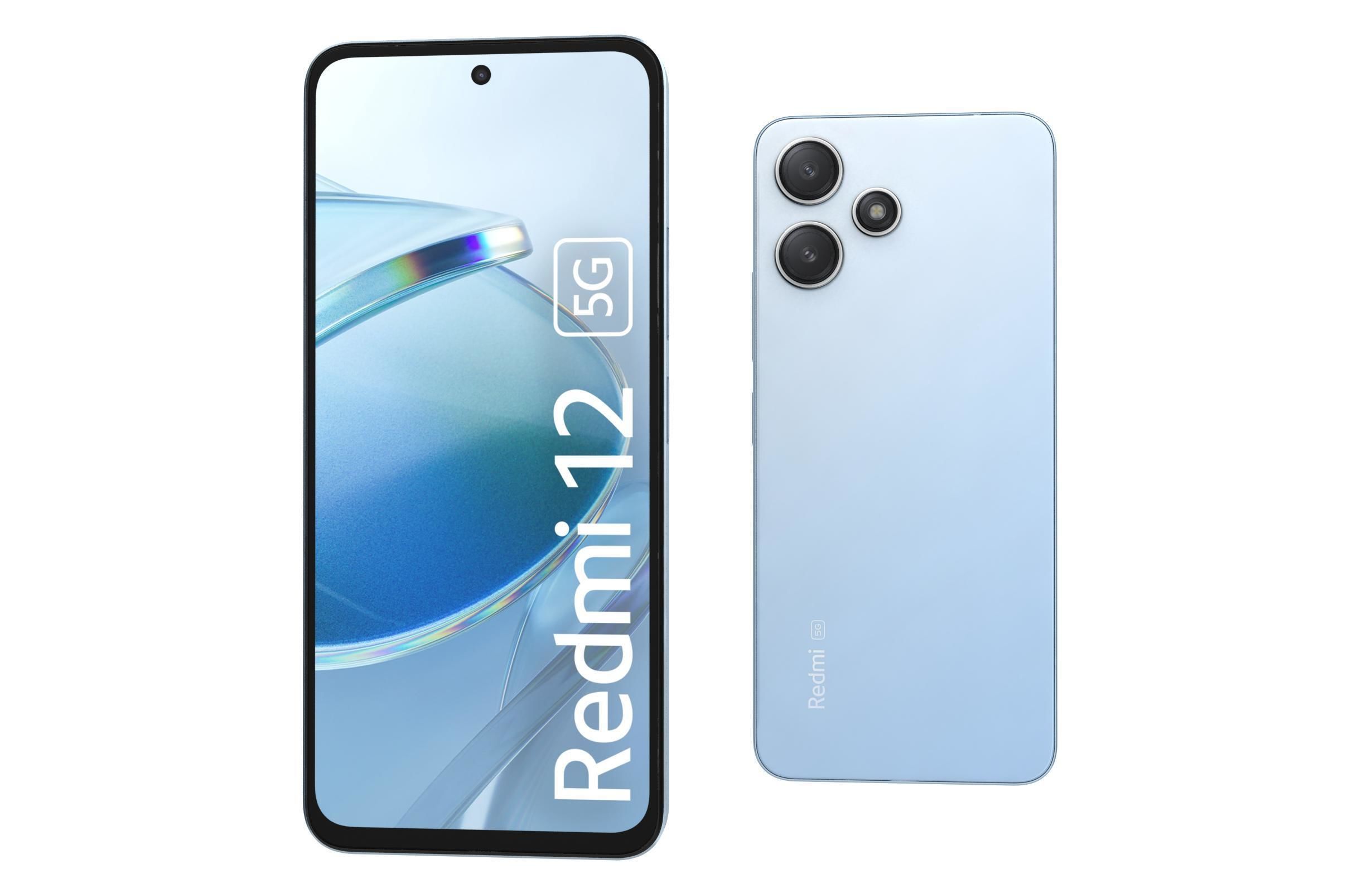 Xiaomi Redmi 12 5G Blue 3D model_6