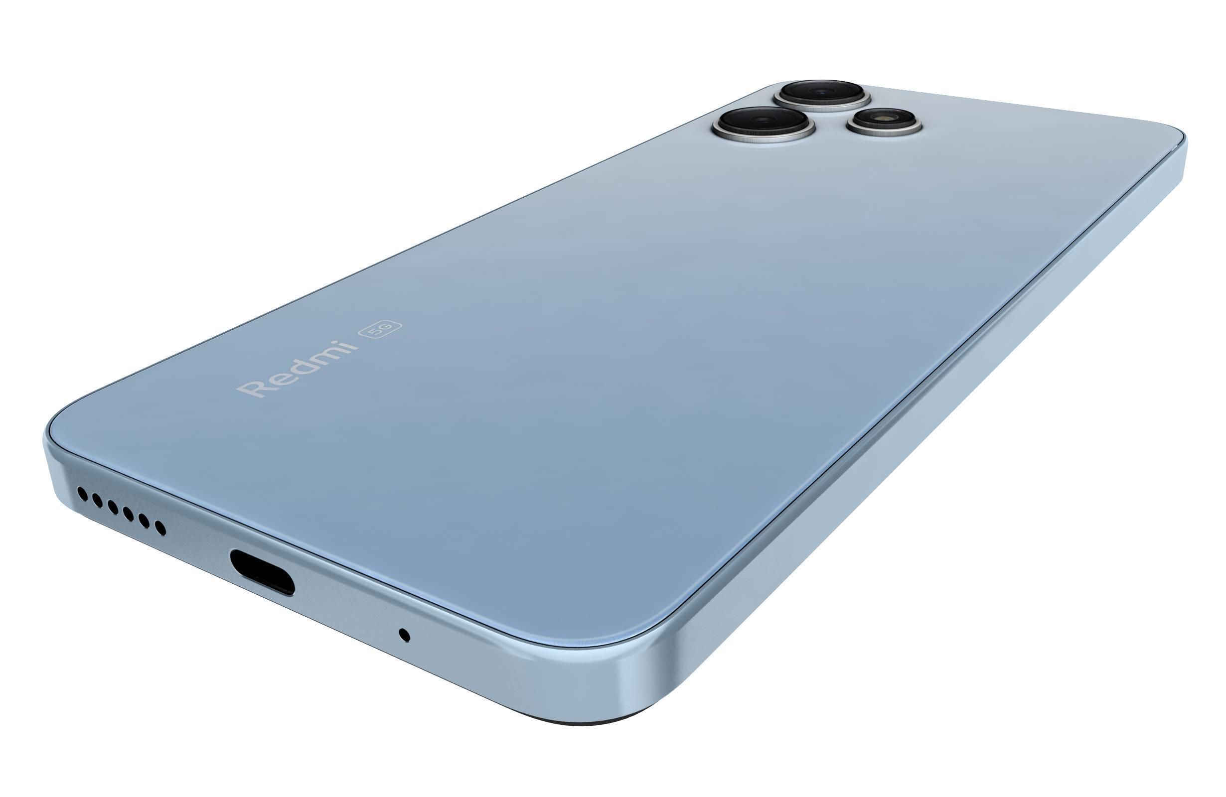 Xiaomi Redmi 12 5G Blue 3D model_14